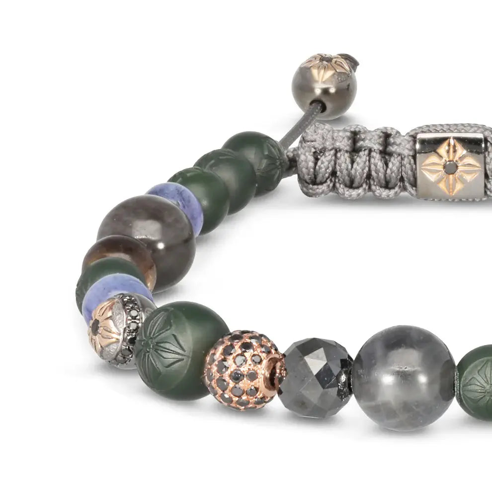 Multisize Non-Braided Shamballa Bracelet