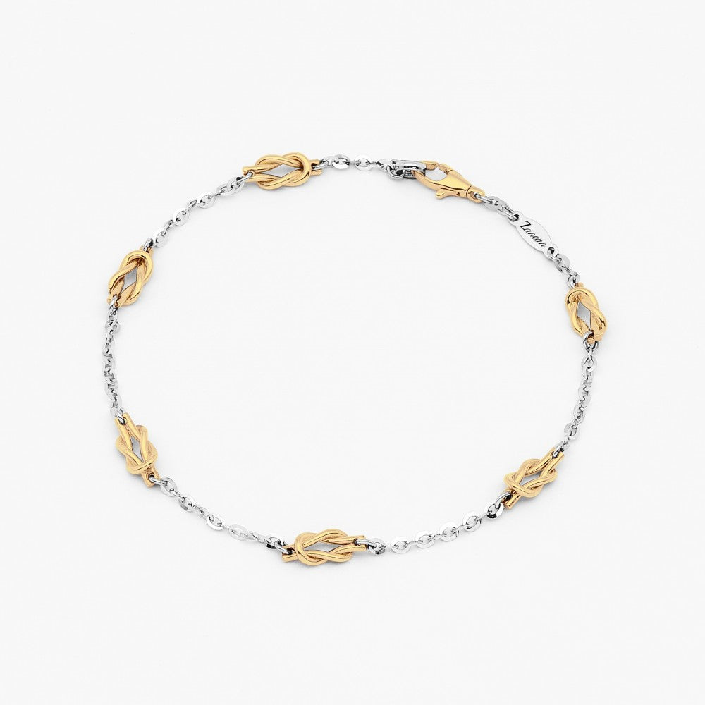 Zancan white gold bracelet with nautical knot