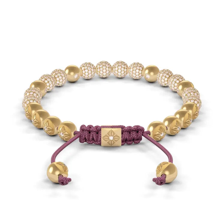 6mm Shamballa Non-Braided Bracelet