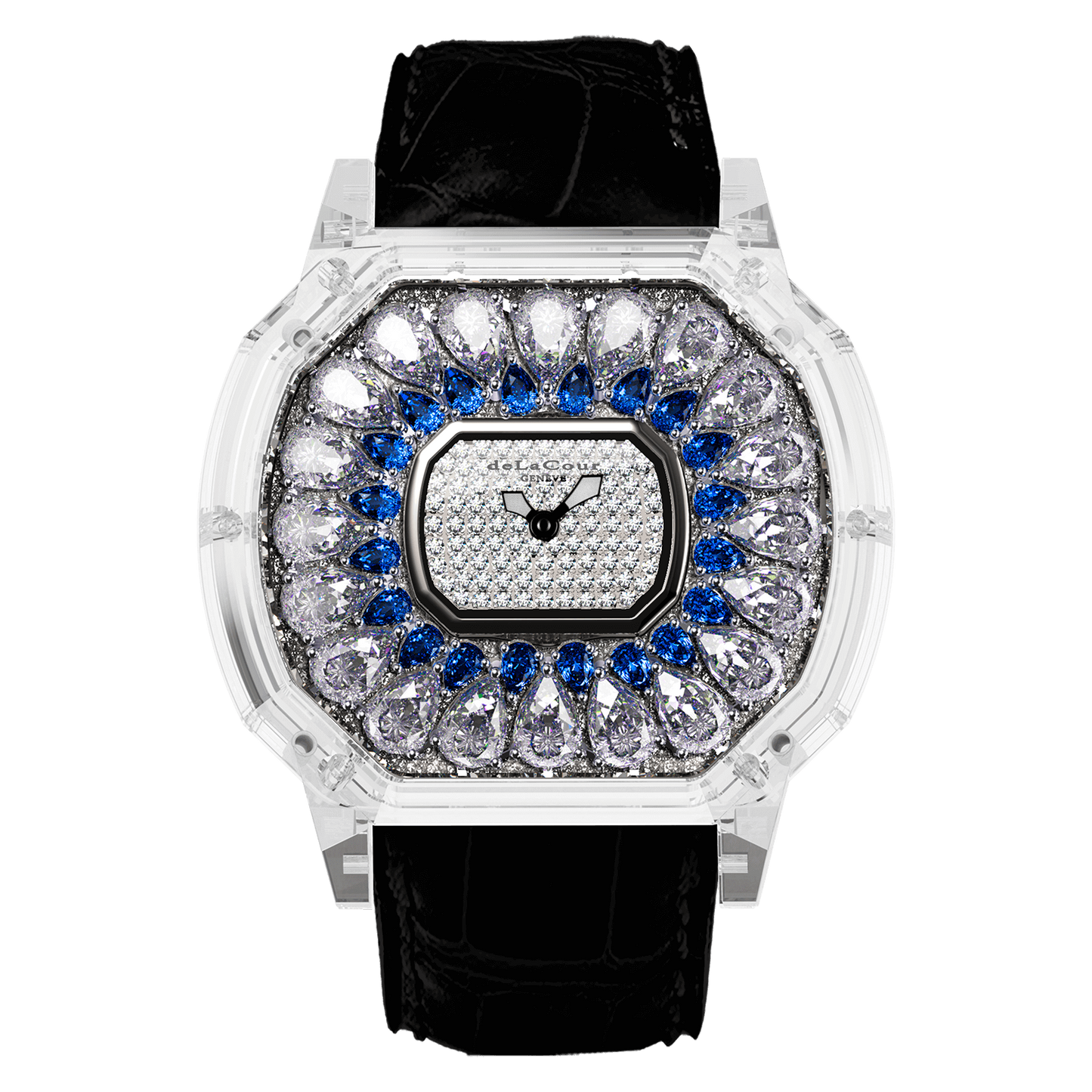 Reflect Iris White & Blue Sapphire Watch