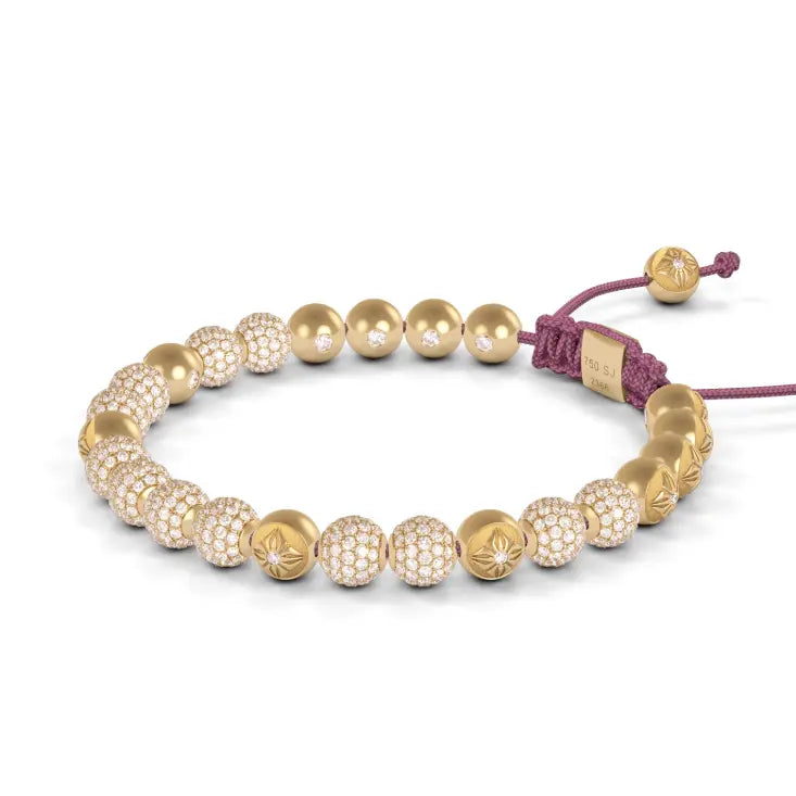 6mm Shamballa Non-Braided Bracelet