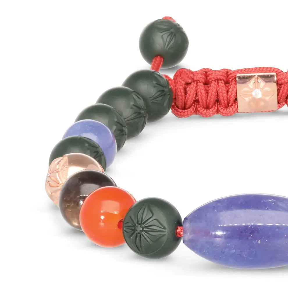 Multisize Non-Braided Shamballa Bracelet