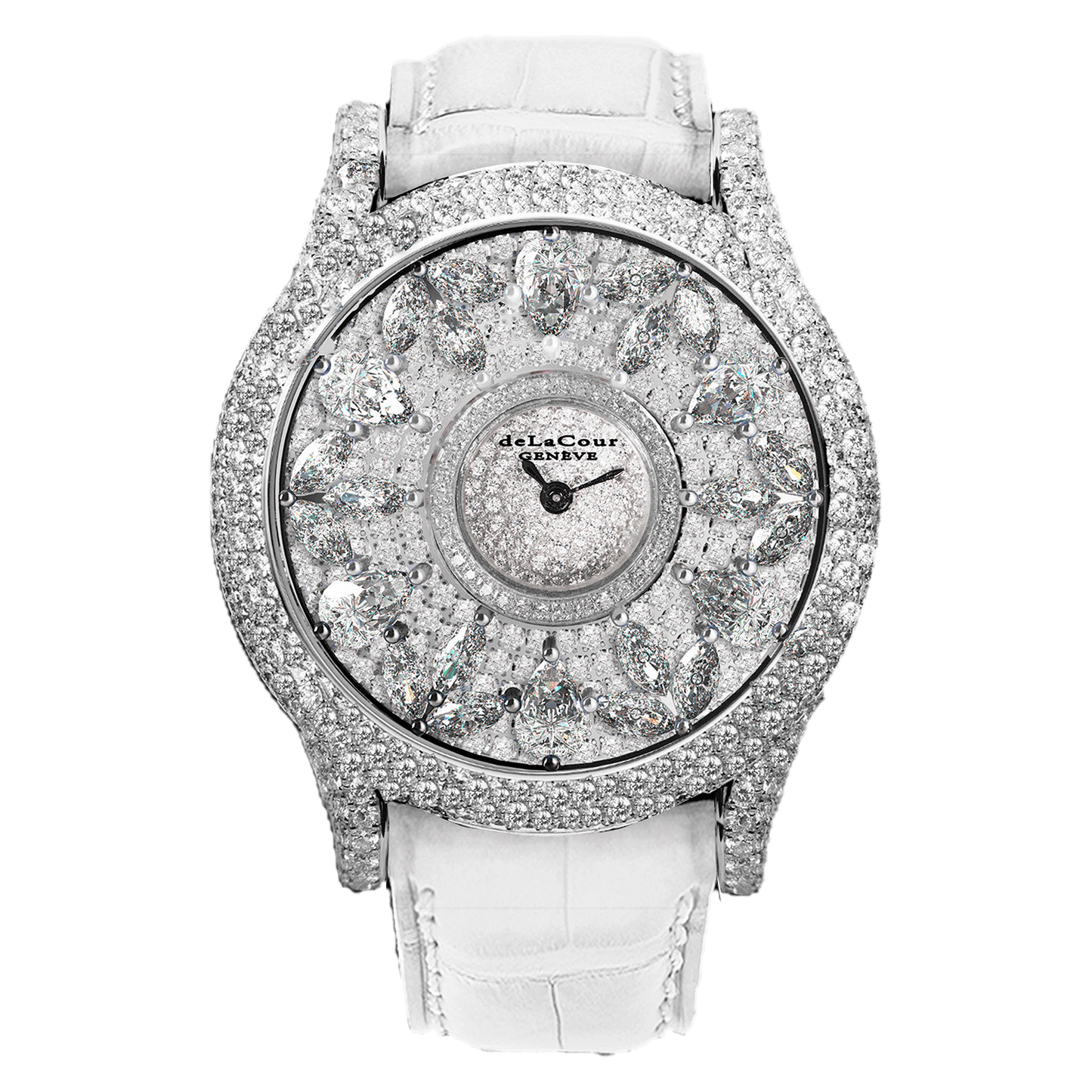 Passion Sparkle White Diamond White Gold Watch