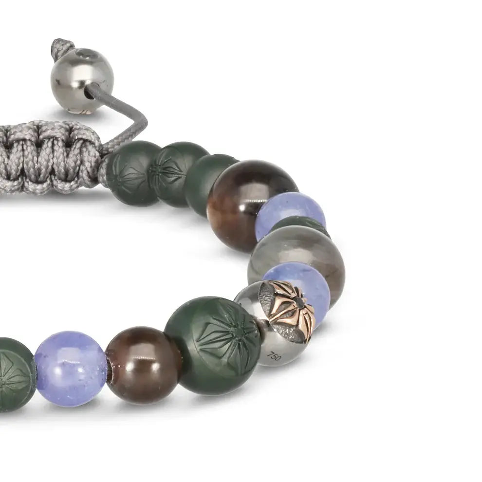 Multisize Non-Braided Shamballa Bracelet