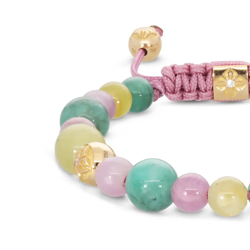 Multisize Non-Braided Shamballa Bracelet