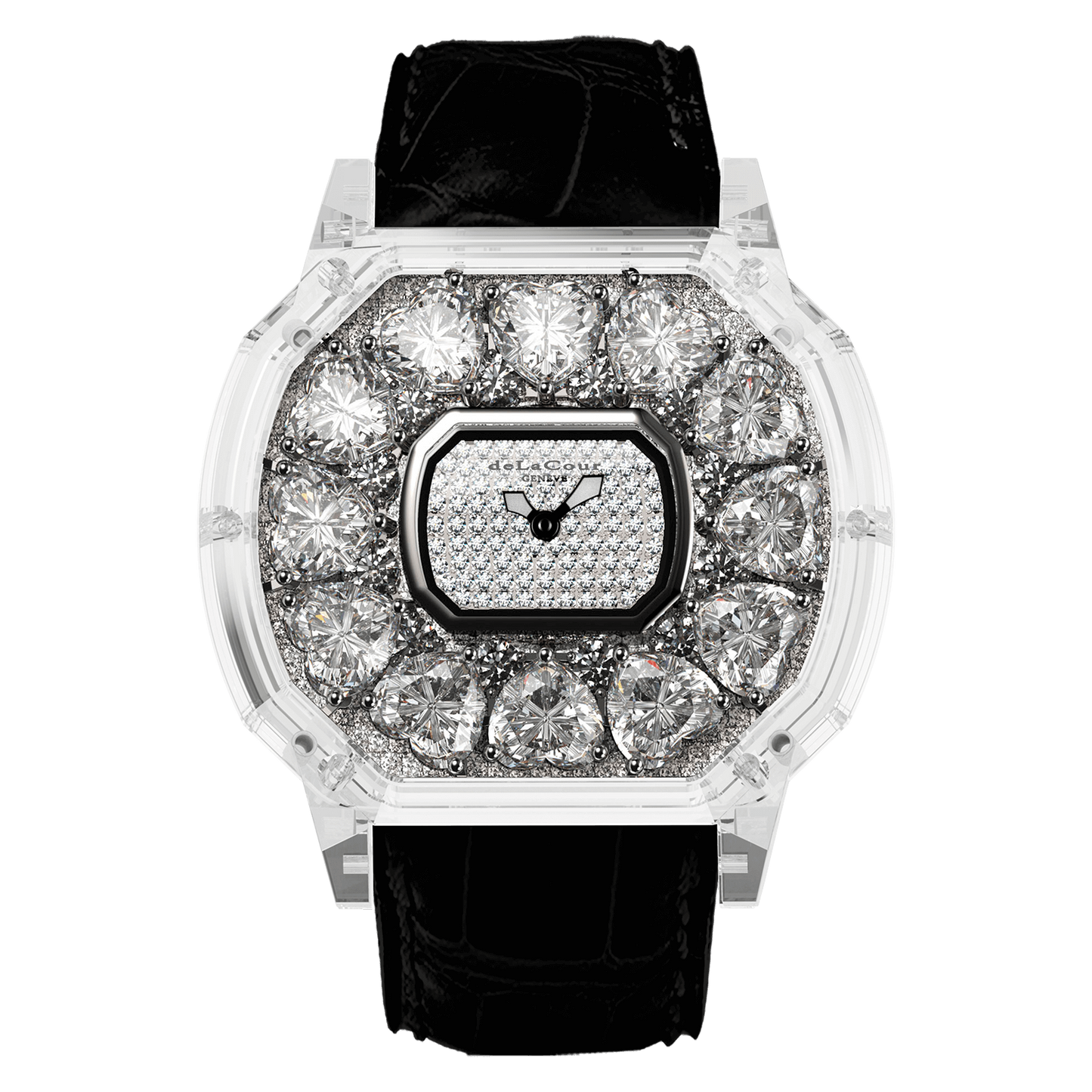Reflect Heart White Diamond Sapphire Watch