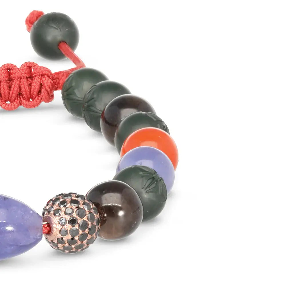 Multisize Non-Braided Shamballa Bracelet