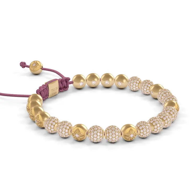 6mm Shamballa Non-Braided Bracelet