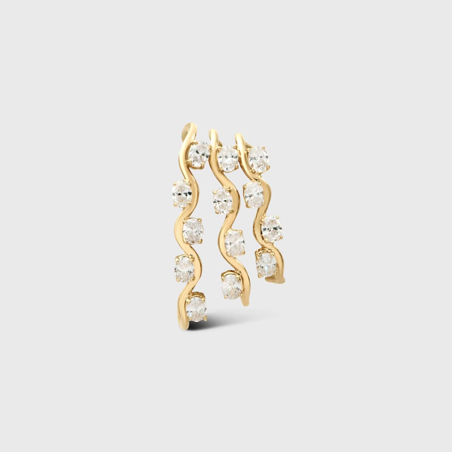 Yellow Gold Octopus Earring