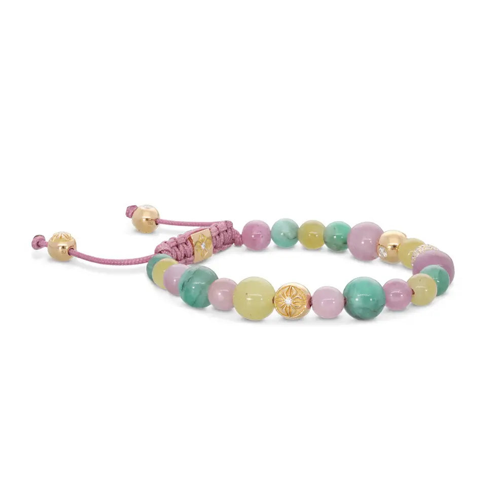 Multisize Non-Braided Shamballa Bracelet