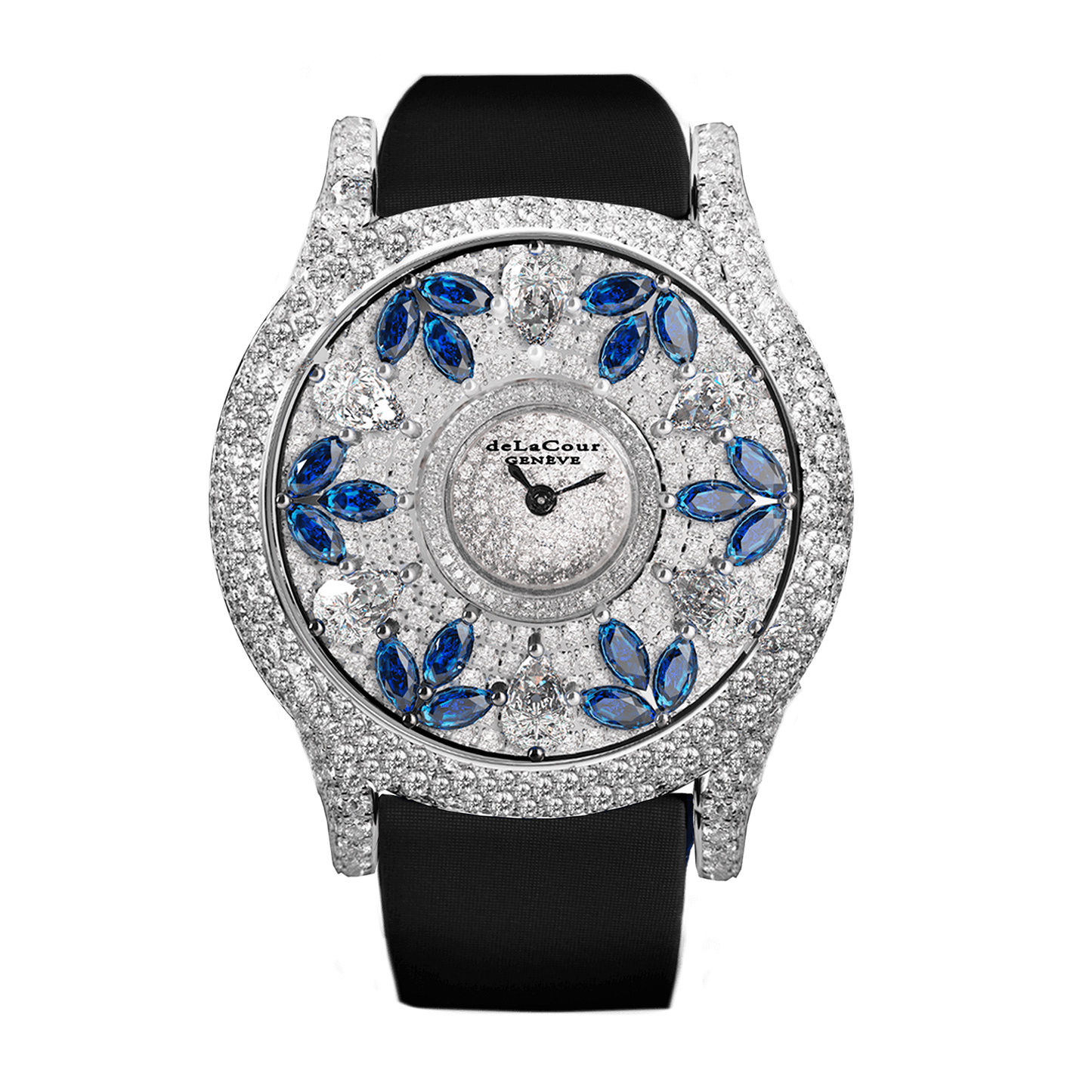 Passion Sparkle White & Blue White Gold Watch