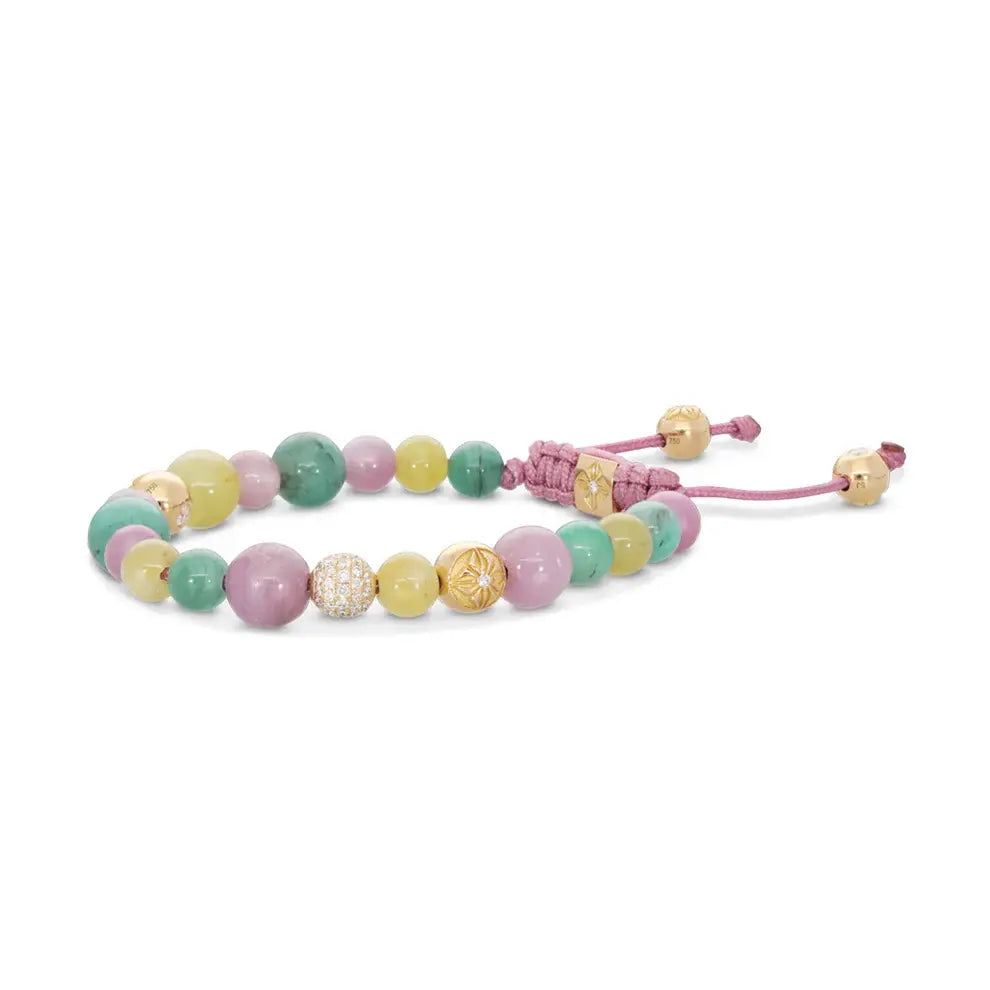 Multisize Non-Braided Shamballa Bracelet