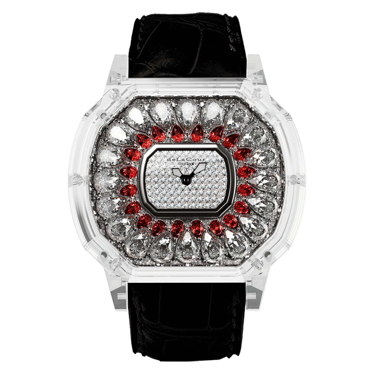 Reflect Iris White & Red Sapphire Watch