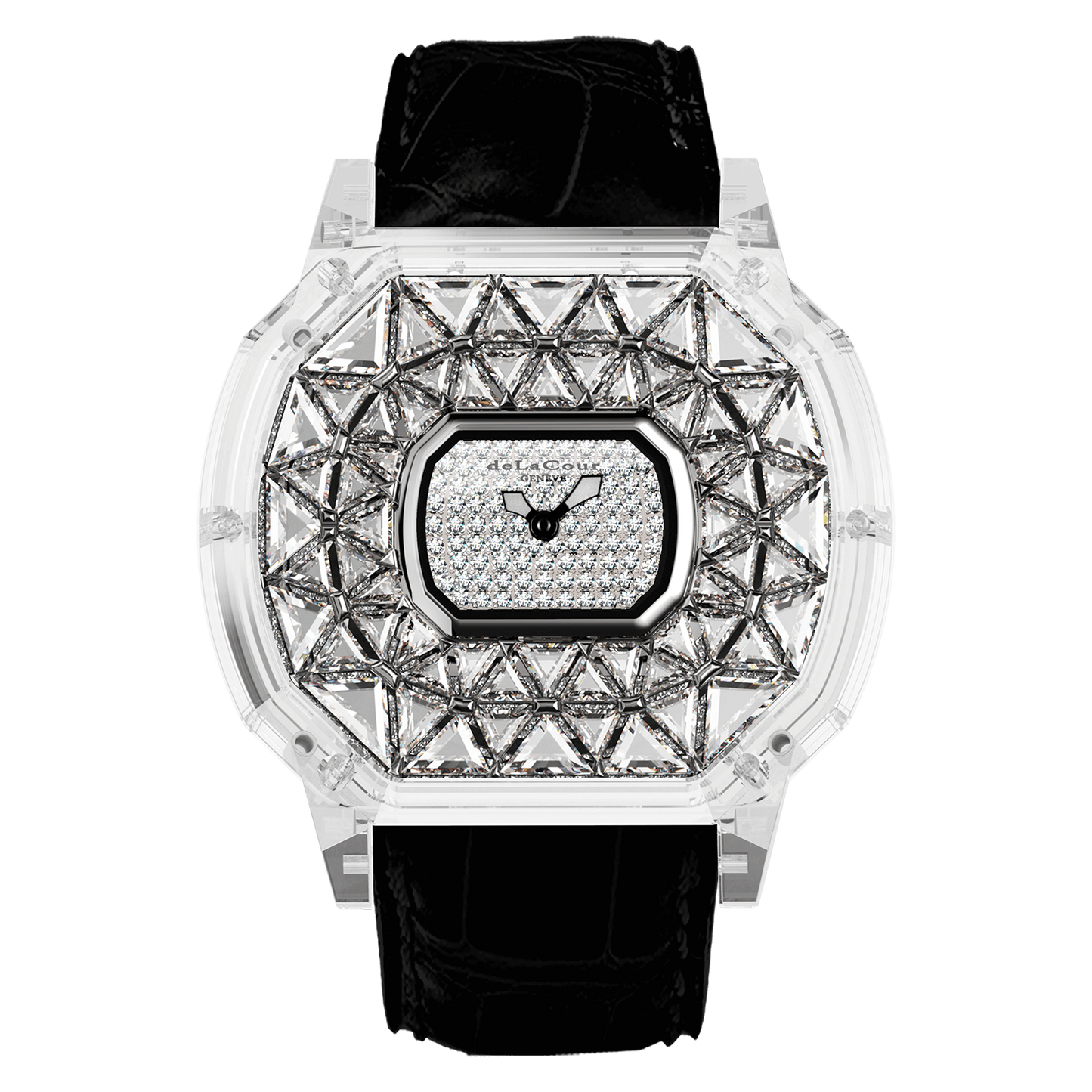 Reflect Tetra White Diamond Sapphire Watch