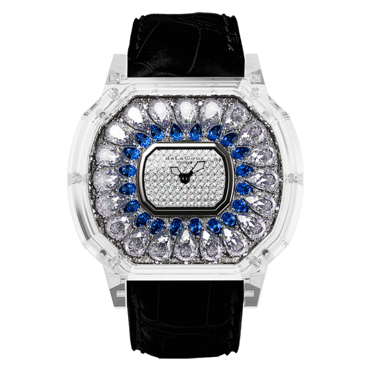 Reflect Iris White & Blue Sapphire Watch
