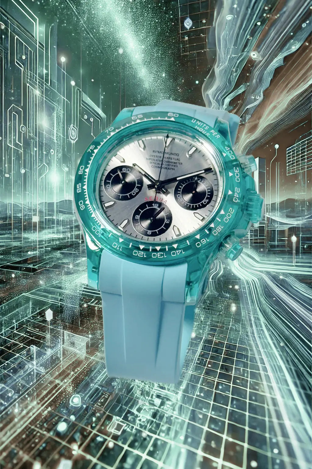 Acqua Automatic Sapphire Turquoise