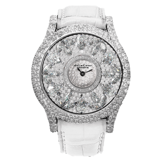 Passion Sparkle White Diamond White Gold Watch