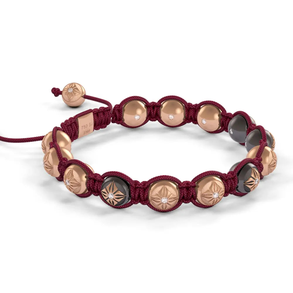 8mm Shamballa Braided Bracelet