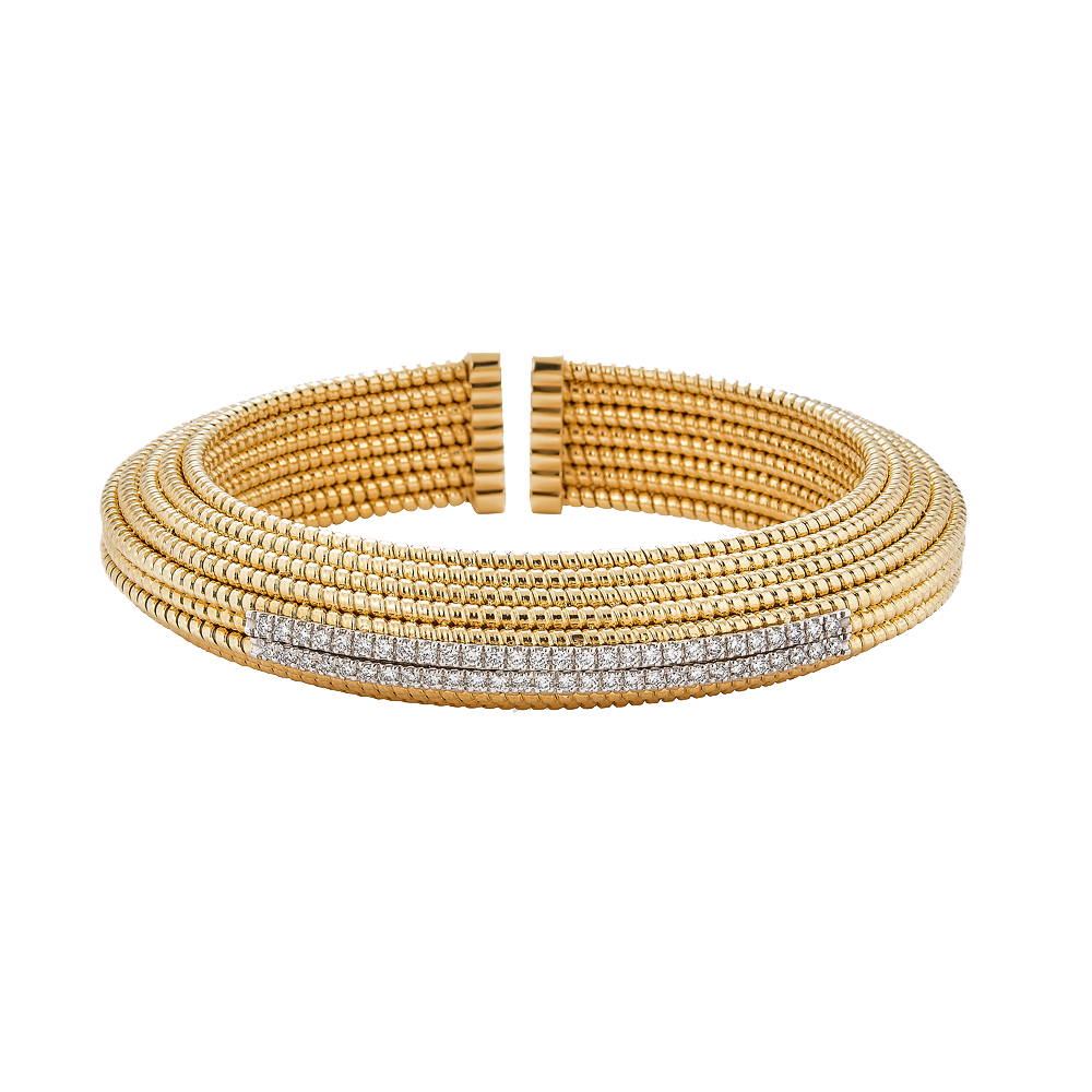 Yellow Gold Oro Coil Bracelet
