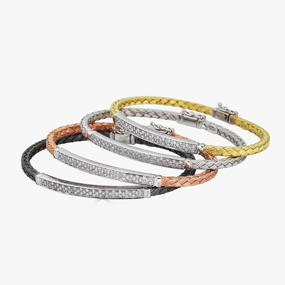 Rose Gold Oro Woven Bracelet