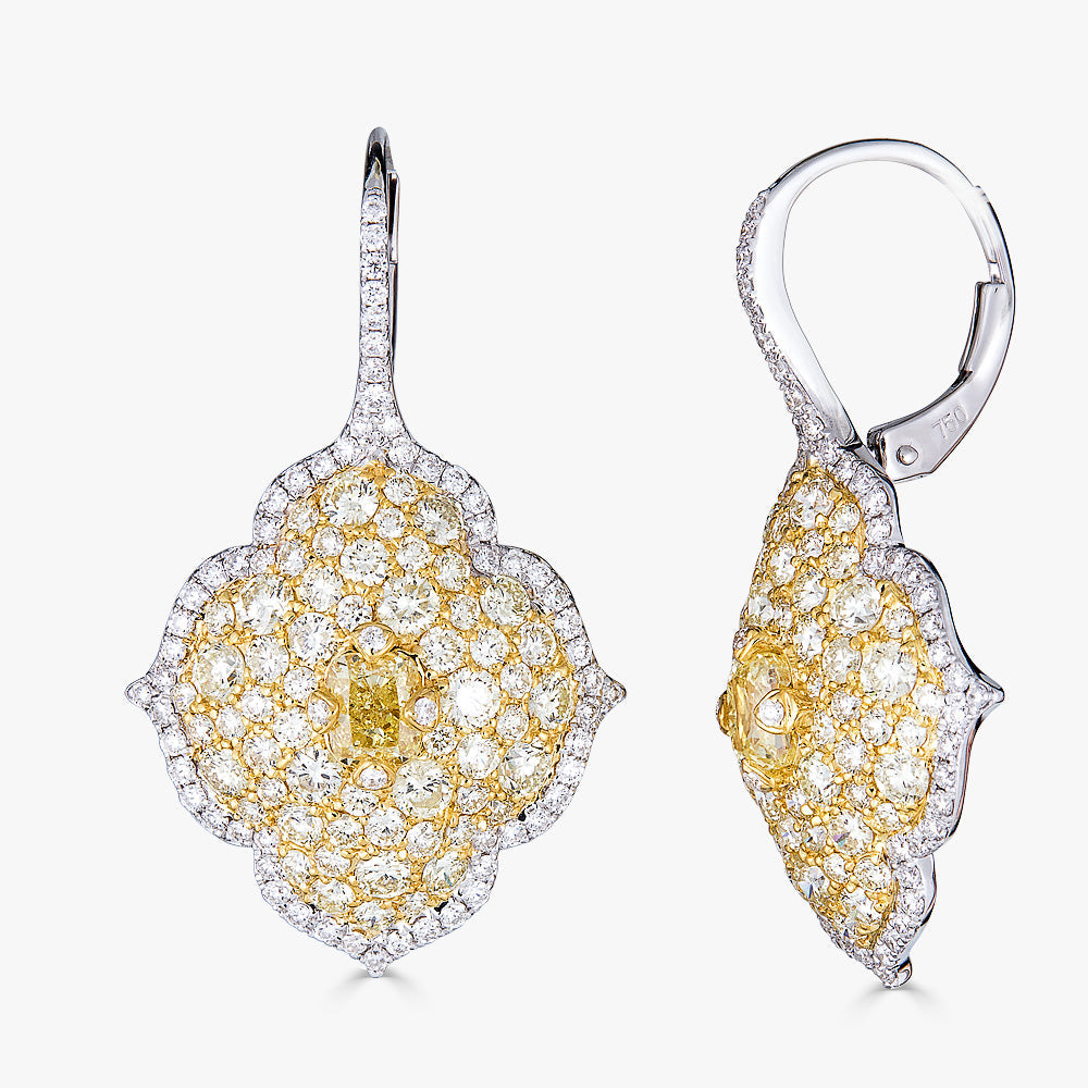 Yellow Gold Pasha Drop Earrings