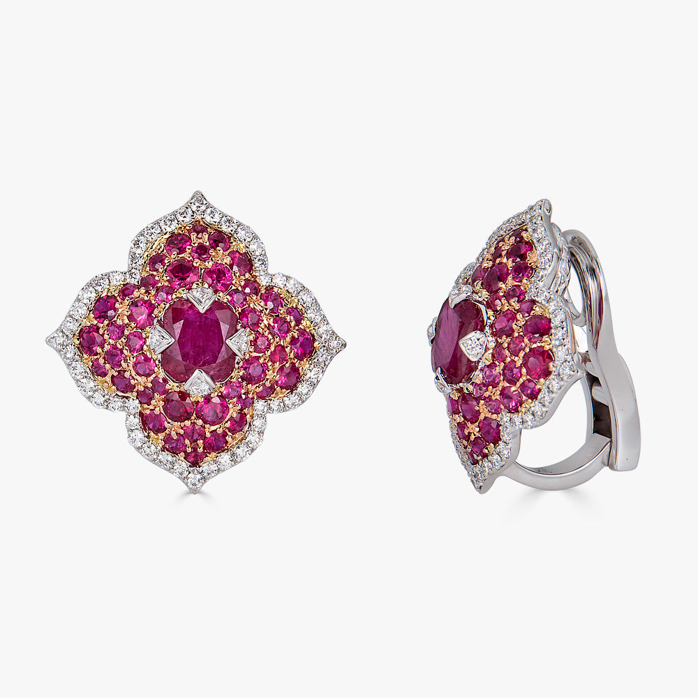 Rose Gold Pasha Stud Earrings