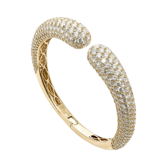 Yellow Gold Dome Bangle