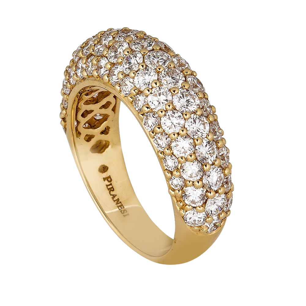 Yellow Gold Dome Small Ring