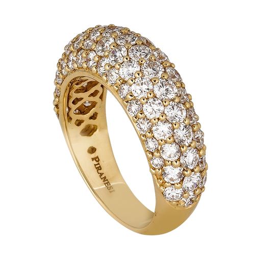 Yellow Gold Dome Small Ring
