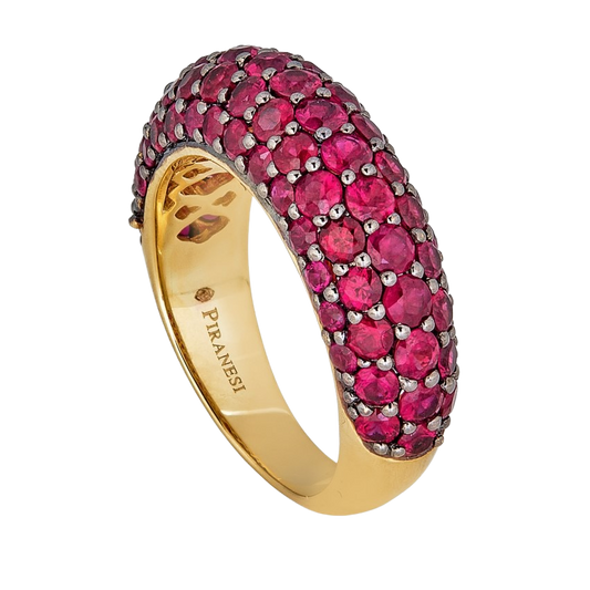 Yellow Gold Dome Small Ring