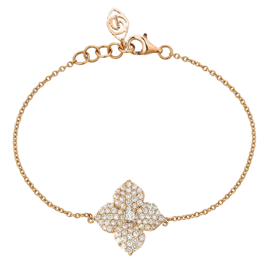 Rose Gold Fiore Small Flower Bracelet