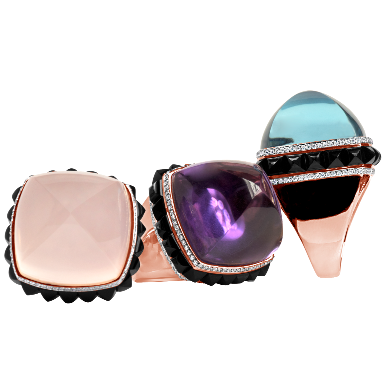 Rose Gold Pietra Sugarloaf Ring