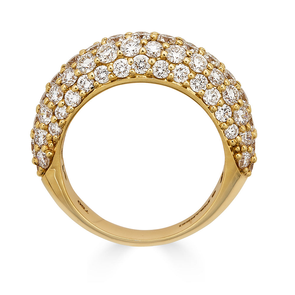 Yellow Gold Dome Small Ring