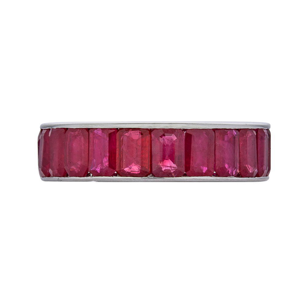 White Gold Eternity Channel Set Band