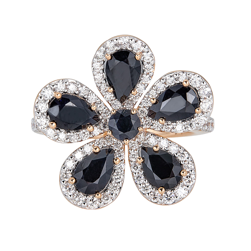 Rose Gold Classic Flower Ring