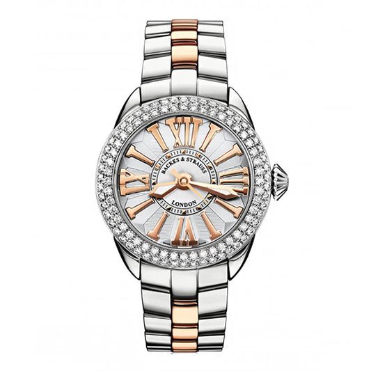 Piccadilly 37 SP Steel & Gold Diamond Bezel