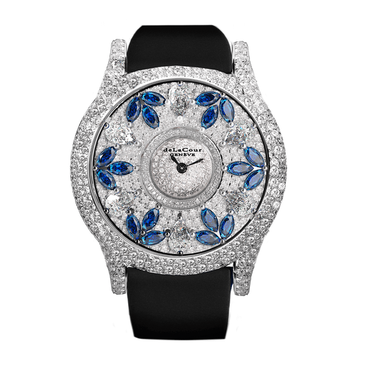 Passion Sparkle White & Blue White Gold Watch