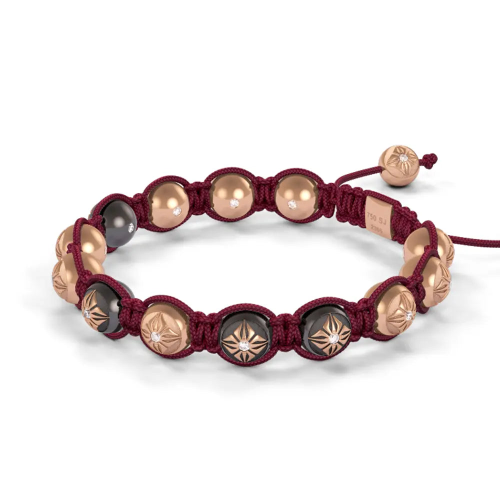 8mm Shamballa Braided Bracelet