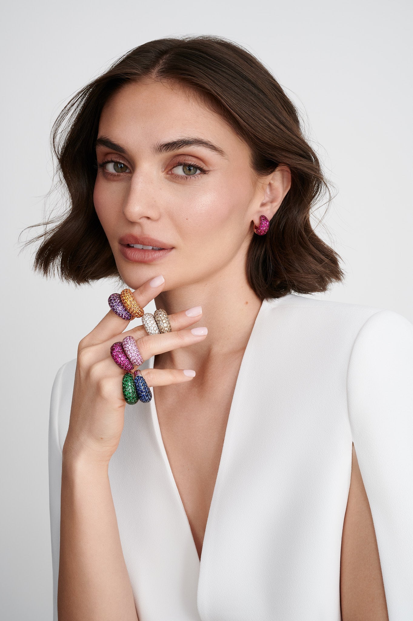 White Gold Dome Ring